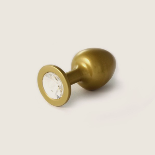 Small Gold Swarovski Butt Plug