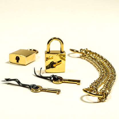 Pony Wrist Cuffs Padlocks & Chains